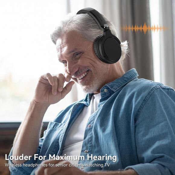 Wireless Headphones for TV Watching, TV Headphones Wireless for Seniors - Picture 5 of 7